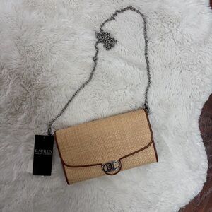 Ralph Lauren Beige and Brown Women's Bag